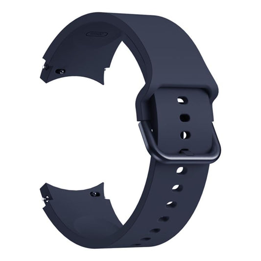 For Samsung Galaxy Watch 7 / 6 / 5 / 4 Kalebol Metal Pin Buckle Silicone Watch Band(Midnight Blue) by Kalebol