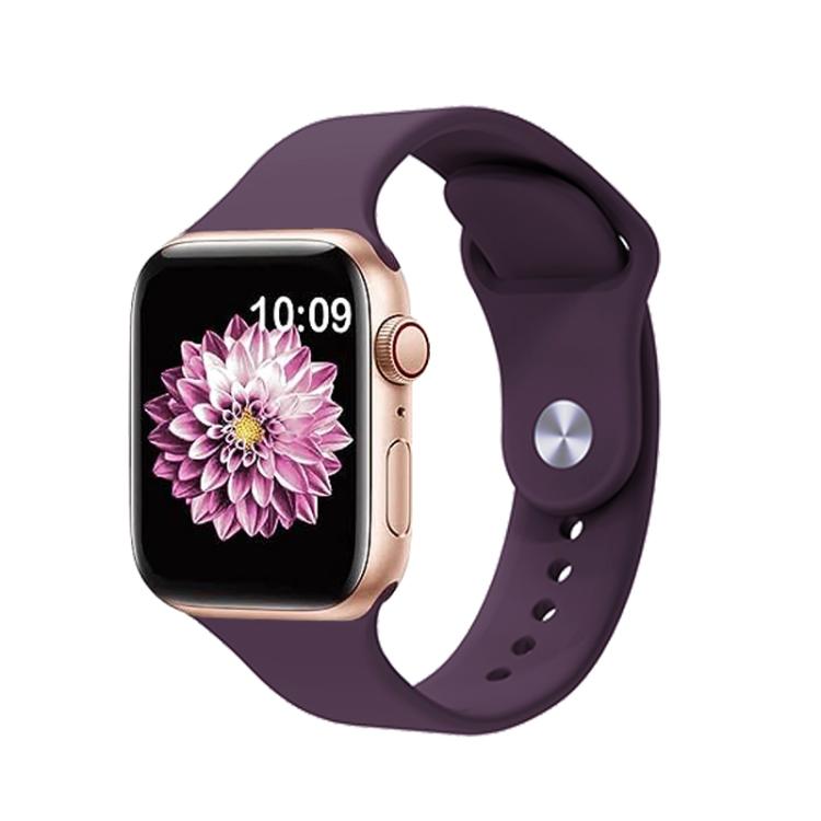 For Apple Watch 46mm / 49mm / 45mm / 44mm Kalebol Reverse Buckle Silicone Watch Band(Violet) by Kalebol