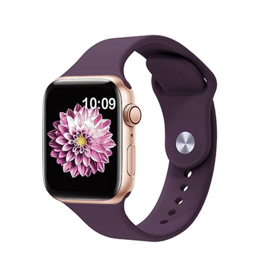 For Apple Watch 46mm / 49mm / 45mm / 44mm Kalebol Reverse Buckle Silicone Watch Band(Violet) by Kalebol