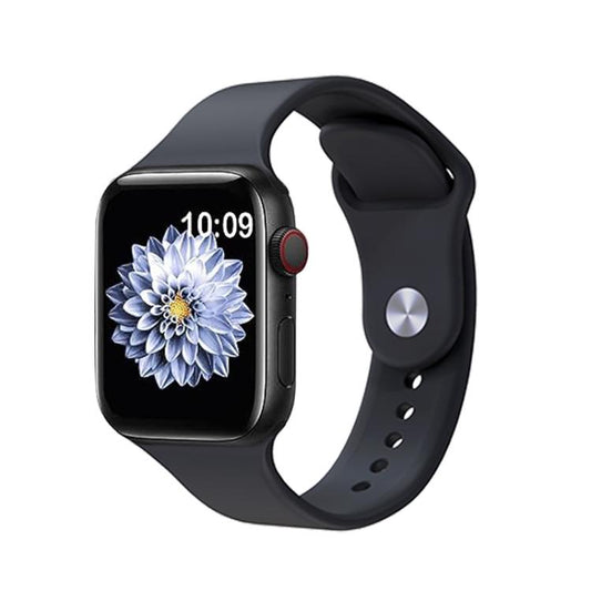 For Apple Watch 42mm / 41mm / 40mm / 38mm Kalebol Reverse Buckle Silicone Watch Band(Black) by Kalebol