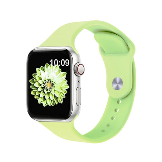 For Apple Watch 42mm / 41mm / 40mm / 38mm Kalebol Reverse Buckle Silicone Watch Band(Green) by Kalebol