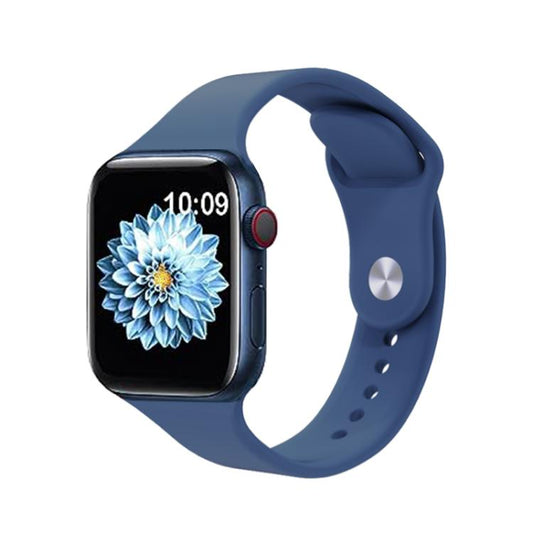 For Apple Watch 42mm / 41mm / 40mm / 38mm Kalebol Reverse Buckle Silicone Watch Band(Blue) by Kalebol