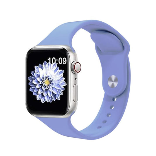 For Apple Watch 42mm / 41mm / 40mm / 38mm Kalebol Reverse Buckle Silicone Watch Band(Lavender) by Kalebol