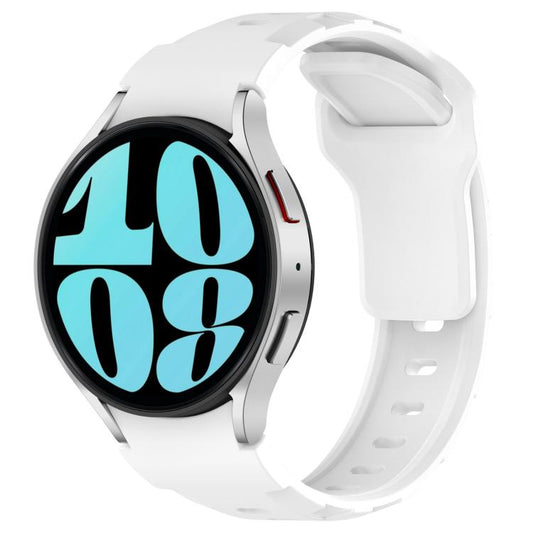 For Samsung Galaxy Watch 5 Pro / 6 / 7 Kalebol Armor Silicone Watch Band(White) by Kalebol