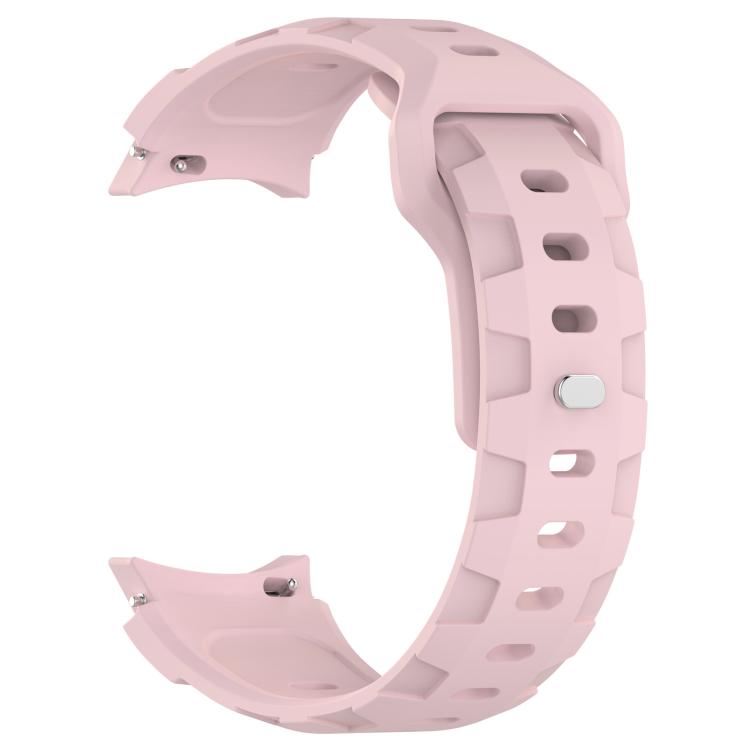 For Samsung Galaxy Watch 5 Pro / 6 / 7 Kalebol Armor Silicone Watch Band(Pink) by Kalebol