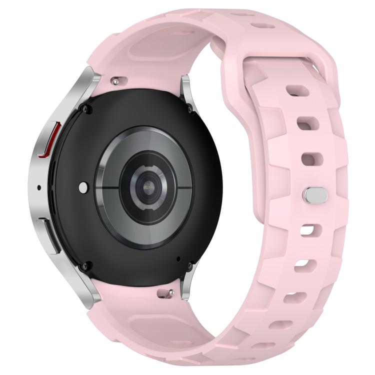 For Samsung Galaxy Watch 5 Pro / 6 / 7 Kalebol Armor Silicone Watch Band(Pink) by Kalebol