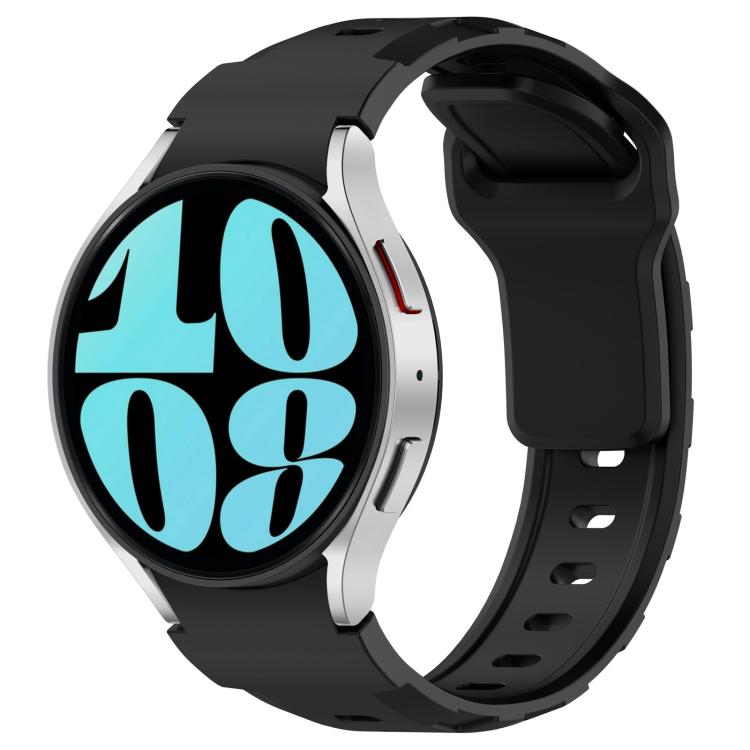 For Samsung Galaxy Watch 5 Pro / 6 / 7 Kalebol Armor Silicone Watch Band(Black) by Kalebol