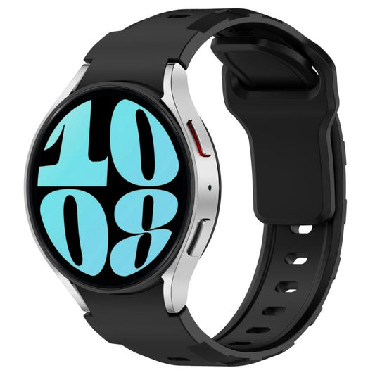 For Samsung Galaxy Watch 5 Pro / 6 / 7 Kalebol Armor Silicone Watch Band(Black) by Kalebol