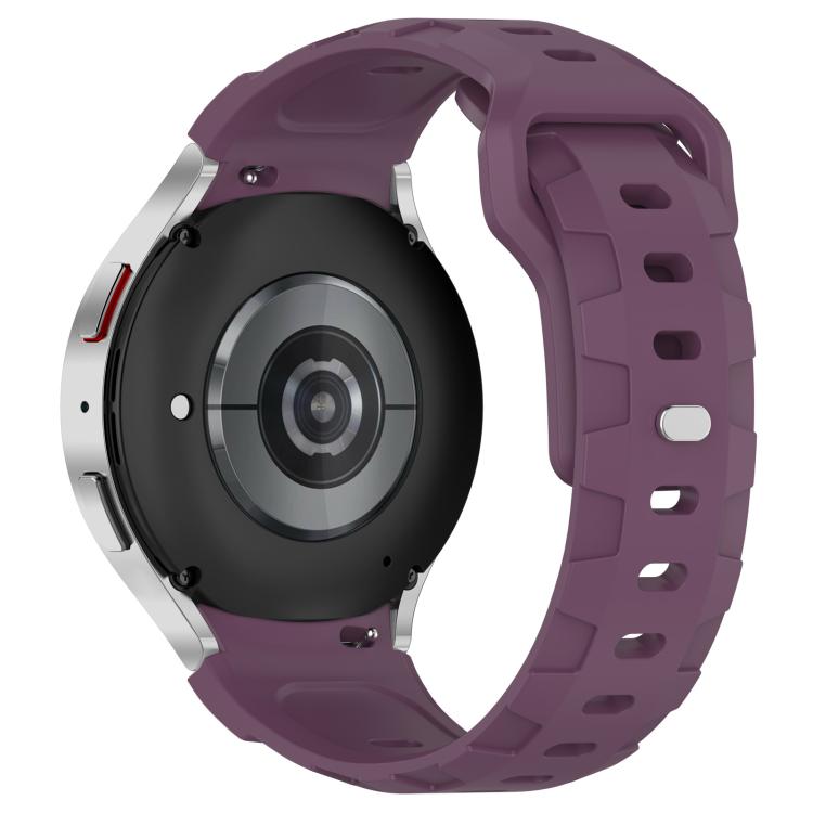 For Samsung Galaxy Watch 5 Pro / 6 / 7 Kalebol Armor Silicone Watch Band(Wine Red) by Kalebol