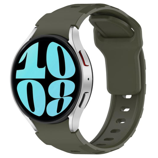 For Samsung Galaxy Watch 5 Pro / 6 / 7 Kalebol Armor Silicone Watch Band(Army Green) by Kalebol