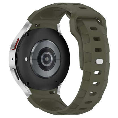 For Samsung Galaxy Watch 5 Pro / 6 / 7 Kalebol Armor Silicone Watch Band(Army Green) by Kalebol