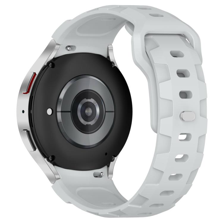 For Samsung Galaxy Watch 5 Pro / 6 / 7 Kalebol Armor Silicone Watch Band(Light Grey) by Kalebol