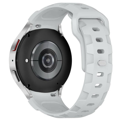 For Samsung Galaxy Watch 5 Pro / 6 / 7 Kalebol Armor Silicone Watch Band(Light Grey) by Kalebol