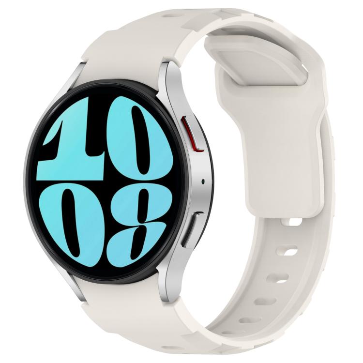 For Samsung Galaxy Watch 5 Pro / 6 / 7 Kalebol Armor Silicone Watch Band(Starlight) by Kalebol