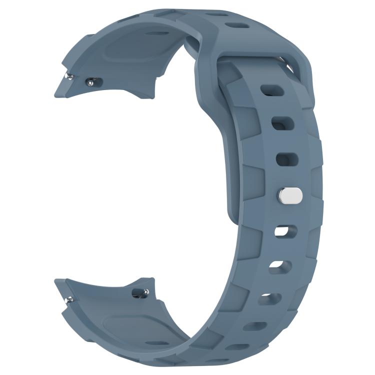 For Samsung Galaxy Watch 5 Pro / 6 / 7 Kalebol Armor Silicone Watch Band(Cyan-blue) by Kalebol