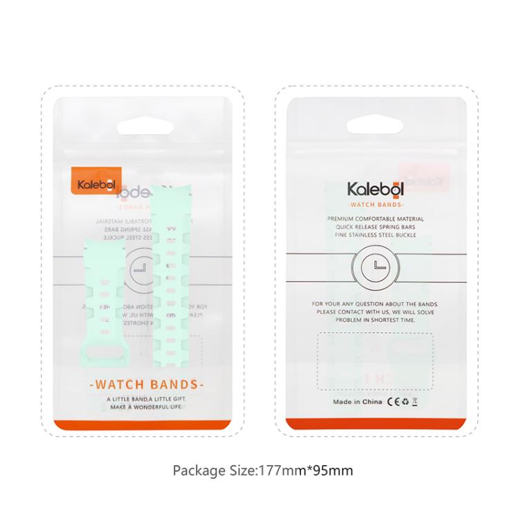 For Samsung Galaxy Watch 5 Pro / 6 / 7 Kalebol Armor Silicone Watch Band(Army Green) by Kalebol