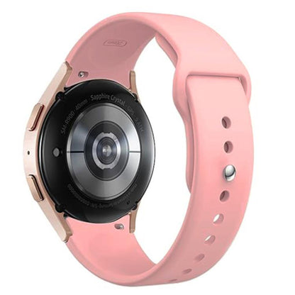 For Samsung Galaxy Watch 7 / 6 / 5 / 4 Kalebol Reverse Buckle Silicone Watch Band(Pink) by Kalebol
