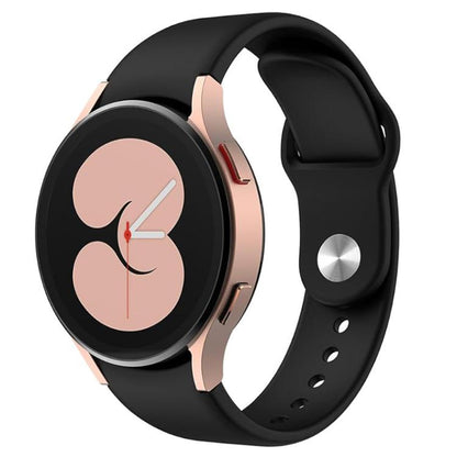 For Samsung Galaxy Watch 7 / 6 / 5 / 4 Kalebol Reverse Buckle Silicone Watch Band(Black) by Kalebol