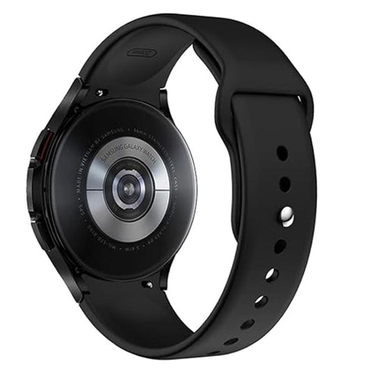 For Samsung Galaxy Watch 7 / 6 / 5 / 4 Kalebol Reverse Buckle Silicone Watch Band(Black) by Kalebol