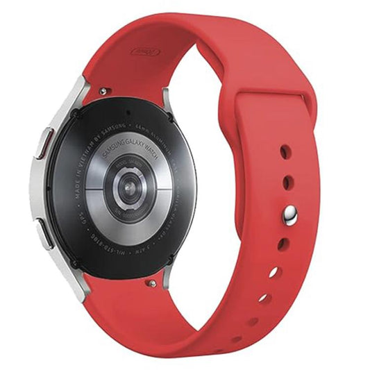 For Samsung Galaxy Watch 7 / 6 / 5 / 4 Kalebol Reverse Buckle Silicone Watch Band(Red) by Kalebol