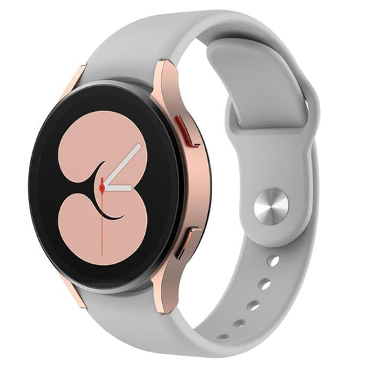 For Samsung Galaxy Watch 7 / 6 / 5 / 4 Kalebol Reverse Buckle Silicone Watch Band(Grey) by Kalebol