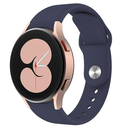 For Samsung Galaxy Watch 7 / 6 / 5 / 4 Kalebol Reverse Buckle Silicone Watch Band(Midnight Blue) by Kalebol