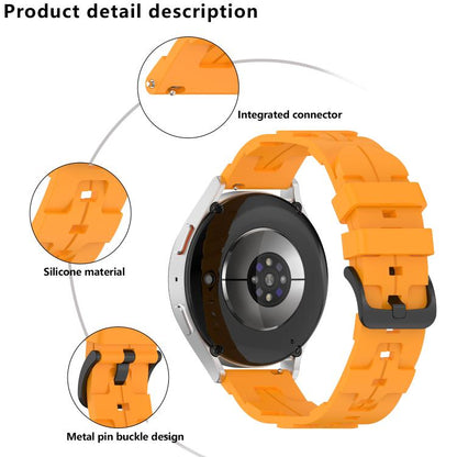 20mm Kalebol Solid Color Black Buckle Round Tail Silicone Watch Band(Wine Red) by Kalebol