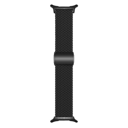 For Samsung Galaxy Watch Ultra 47mm / Ultra 2025 Kalebol Braided Loop Magnetic Black Buckle Watch Band(Black) by Kalebol