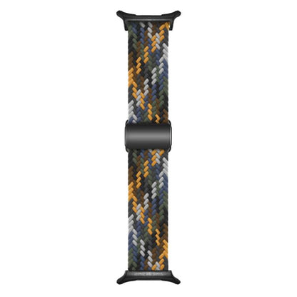 For Samsung Galaxy Watch Ultra 47mm / Ultra 2025 Kalebol Braided Loop Magnetic Black Buckle Watch Band(Camouflage) by Kalebol