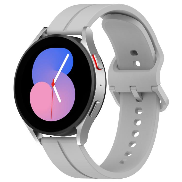 Kalebol 20mm Grooved Silicone Strap(Light Grey) by Kalebol