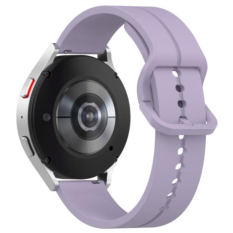 Kalebol 20mm Grooved Silicone Strap(Light Purple) by Kalebol