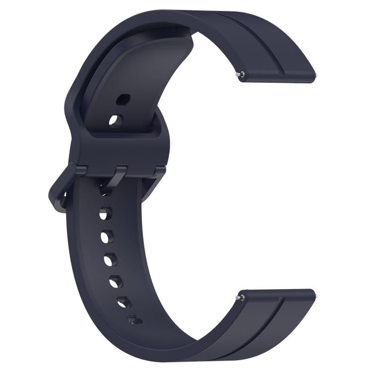 Kalebol 22mm Grooved Silicone Strap(Navy Blue) by Kalebol