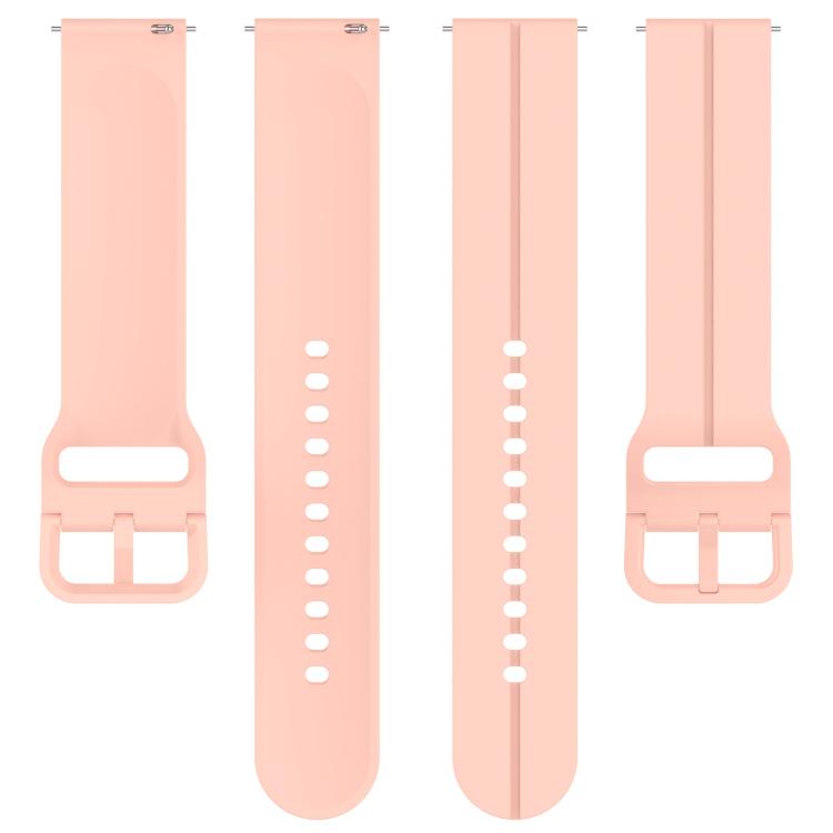 Kalebol 22mm Grooved Silicone Strap(Light Pink) by Kalebol