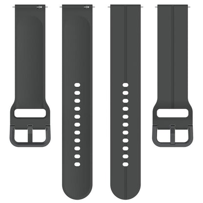 Kalebol 22mm Grooved Silicone Strap(Dark Grey) by Kalebol