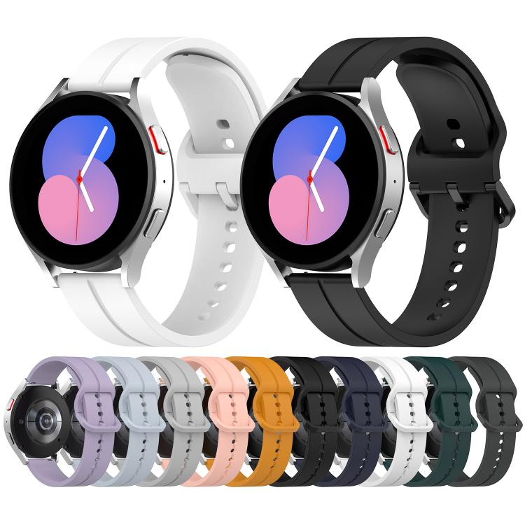 Kalebol 22mm Grooved Silicone Strap(Black) by Kalebol