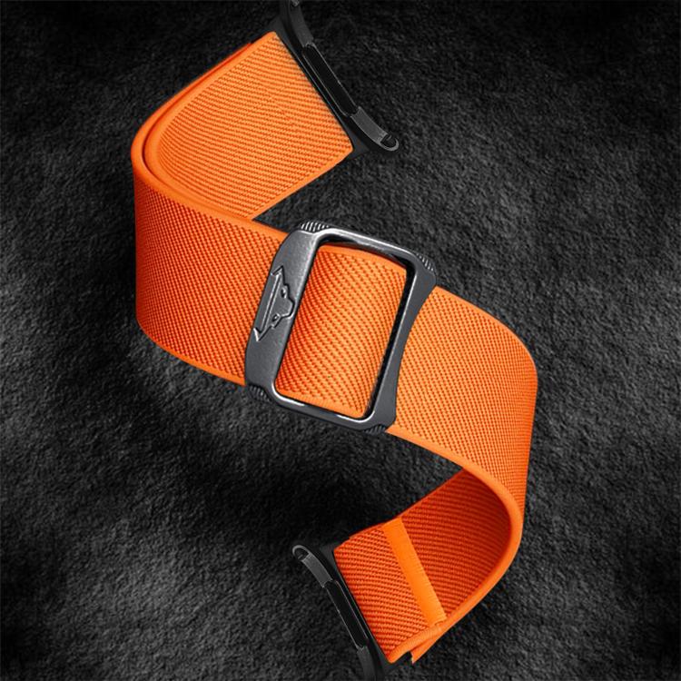 For Samsung Galaxy Watch Ultra 47mm / Ultra 2025 Kalebol Elastic Nylon Watch Band(Orange) by Kalebol