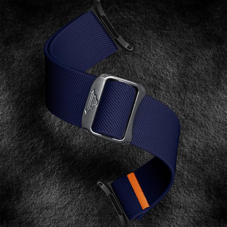 For Samsung Galaxy Watch Ultra 47mm / Ultra 2025 Kalebol Elastic Nylon Watch Band(Midnight Blue) by Kalebol