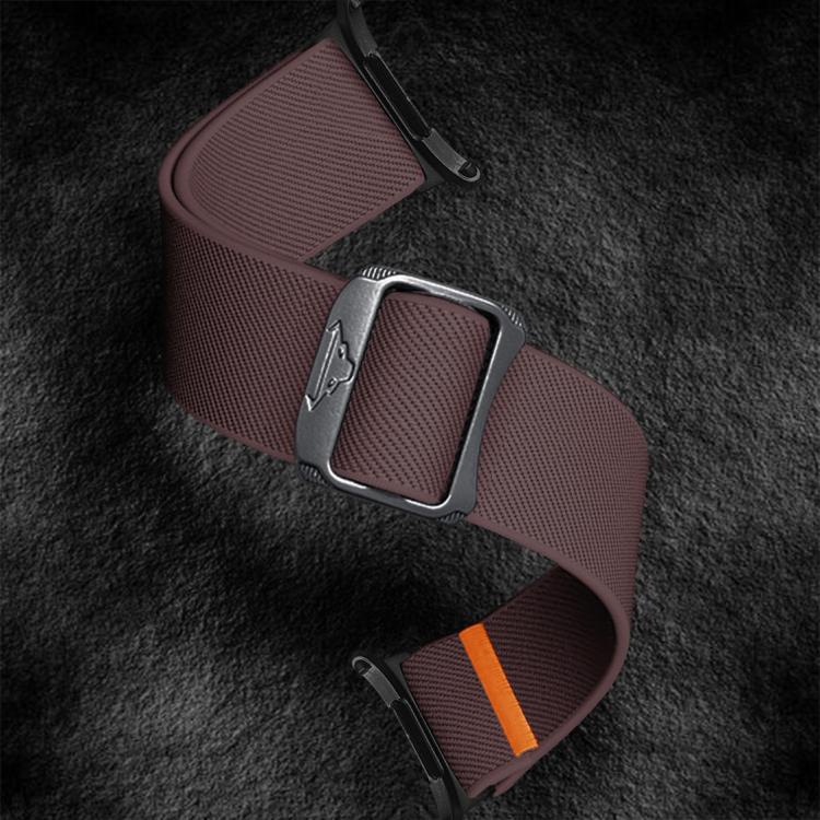 For Samsung Galaxy Watch Ultra 47mm / Ultra 2025 Kalebol Elastic Nylon Watch Band(Smoky Purple) by Kalebol