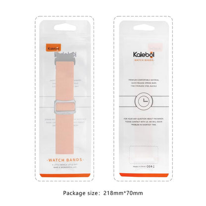 For Samsung Galaxy Watch Ultra 47mm / Ultra 2025 Kalebol Elastic Nylon Watch Band(Orange) by Kalebol