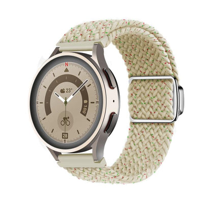 22mm Kalebol Nylon Braided Loop Magnetic Buckle Watch Band(Starlight Colorful) by Kalebol