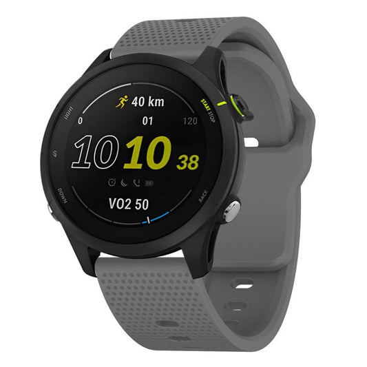 20mm Kalebol Dot Studded Buckle Silicone Watch Band(Grey) by Kalebol