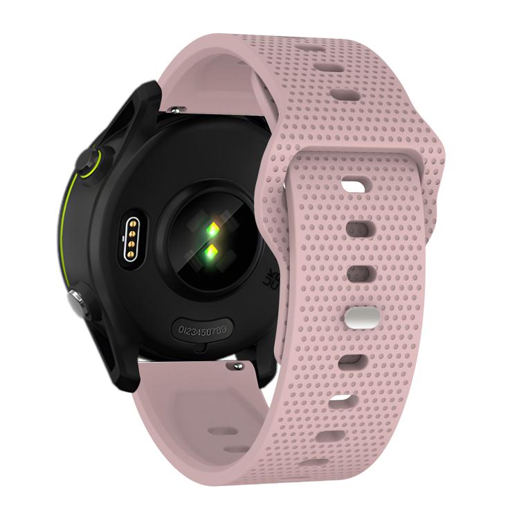 22mm Kalebol Dot Studded Buckle Silicone Watch Band(Rose Pink) by Kalebol