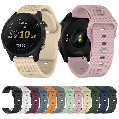 22mm Kalebol Dot Studded Buckle Silicone Watch Band(Wine Red) by Kalebol