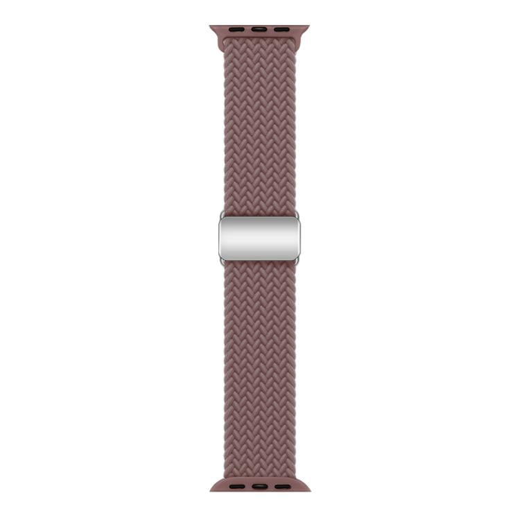 For Apple Watch 46mm / 49mm / 45mm / 44mm Kalebol Nylon Loop Magnetic Buckle Watch Band(Smoky Purple) by Kalebol
