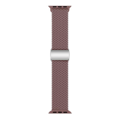 For Apple Watch 46mm / 49mm / 45mm / 44mm Kalebol Nylon Loop Magnetic Buckle Watch Band(Smoky Purple) by Kalebol