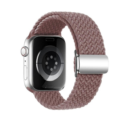 For Apple Watch 46mm / 49mm / 45mm / 44mm Kalebol Nylon Loop Magnetic Buckle Watch Band(Smoky Purple) by Kalebol