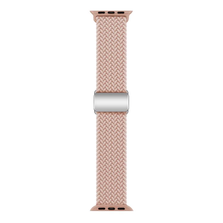 For Apple Watch 42mm / 41mm / 40mm / 38mm Kalebol Nylon Loop Magnetic Buckle Watch Band(Pink Sand) by Kalebol