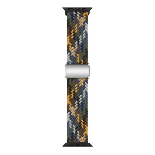 For Apple Watch 42mm / 41mm / 40mm / 38mm Kalebol Nylon Loop Magnetic Buckle Watch Band(Camo Colorful) by Kalebol