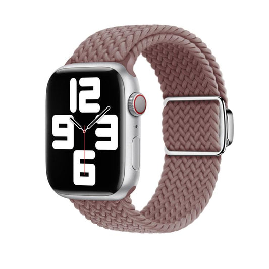 For Apple Watch 42mm / 41mm / 40mm / 38mm Kalebol Nylon Loop Magnetic Buckle Watch Band(Smoky Purple) by Kalebol