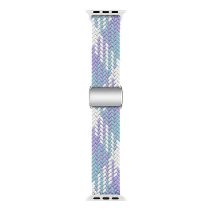 For Apple Watch 42mm / 41mm / 40mm / 38mm Kalebol Nylon Loop Magnetic Buckle Watch Band(Violet Blue) by Kalebol